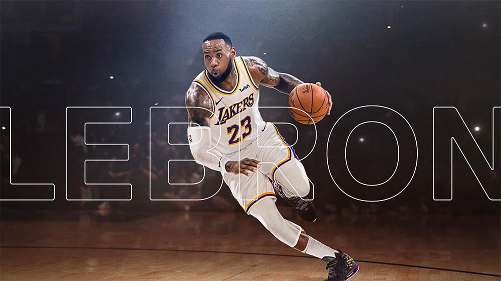 NEW Nike Los Angeles Lakers LeBron James MVP Basketball Jersey